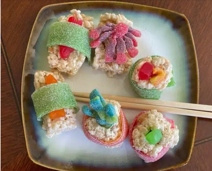 candy sushi